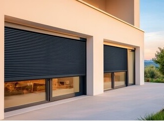 Maison rénovée avec de grandes ouvertures